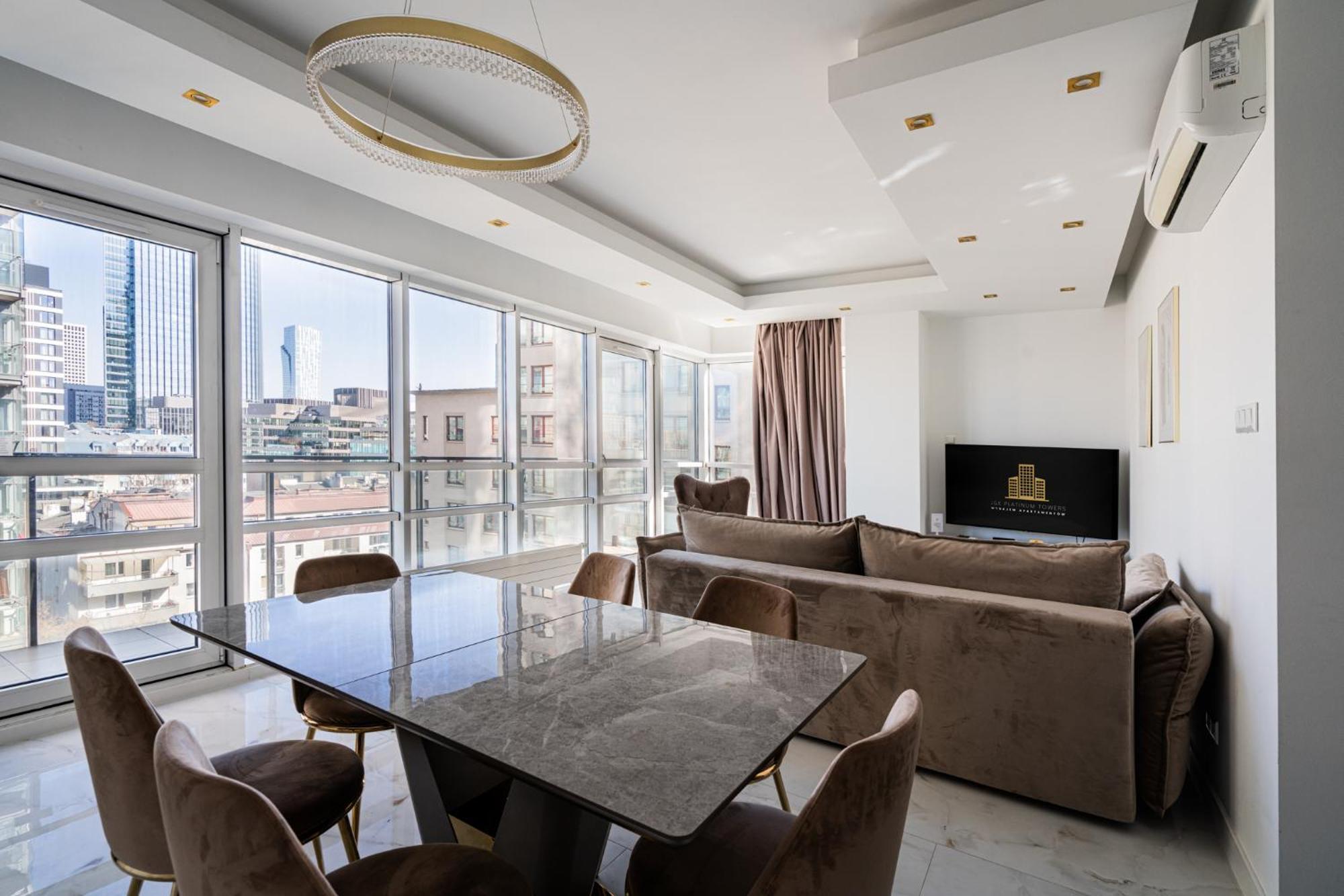 شقة Platinum Towers J&K وارسو المظهر الخارجي الصورة